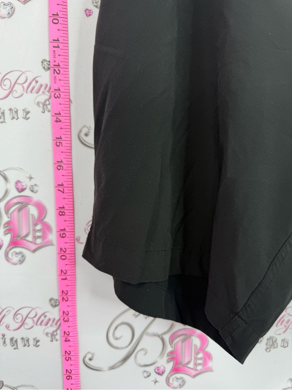 FJ shorts Black Flat-Front Men's Shorts - Picture 3 of 11